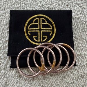 Budhagirl Rose Gold Stackable Bracelets